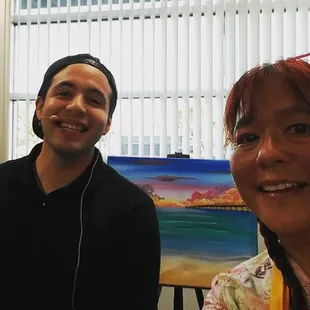 Painting With Max &amp; Olga!!!