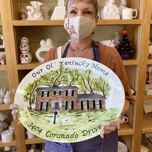 Here's an example of how they can take a photo of your home and turn it into a masterpiece