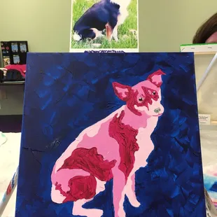 A pop art version of my pup