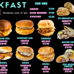 Customer Breakfast Favorites!