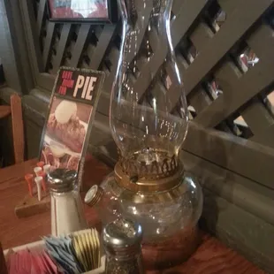 Lantern at Cracker Barrel.