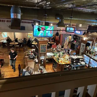 Upstairs view of Painted Horse