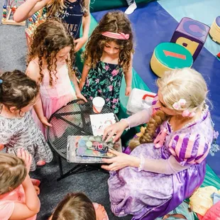 Princess was freed from her tower to come
Play