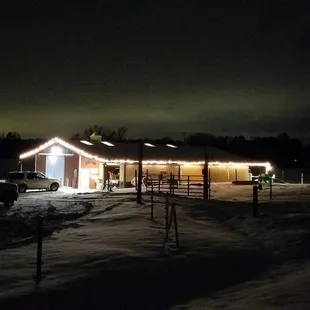 Barn at night!