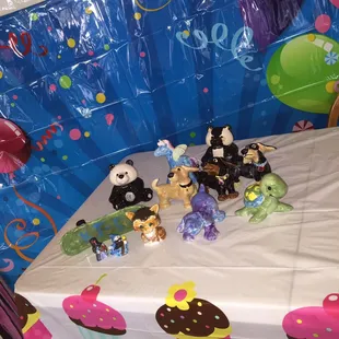 We have great party items for your birthday parties or field trips!