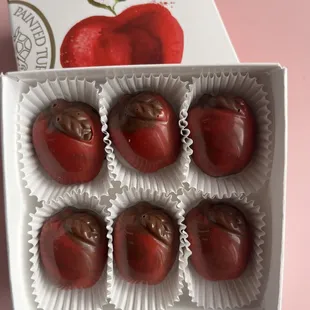 Milk Chocolate Carmel Filled Apples