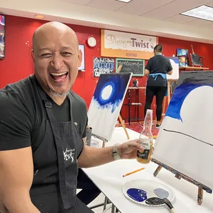 He&apos;s having a great time