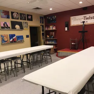 Private room for parties