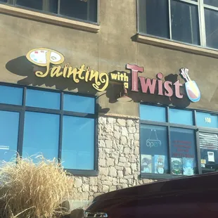 Front of store