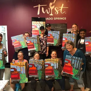 New fall art is on the calendar now! If you can&apos;t make it to a paint event you can purchase take home kits on our website.