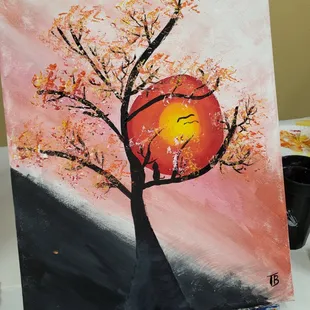 Painting from last night