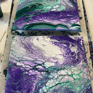 My paint pour experience