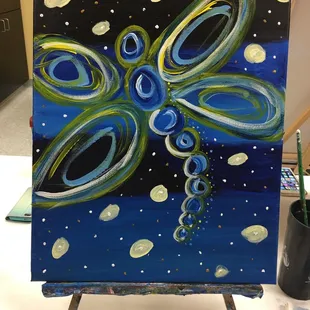 Dragonfly success!! Jessica really walked us through the process!!