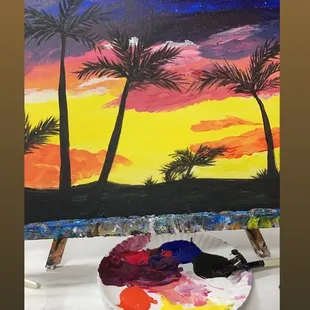 I'm definitely not a painter but I liked my painting.