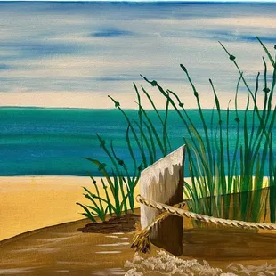 The beach