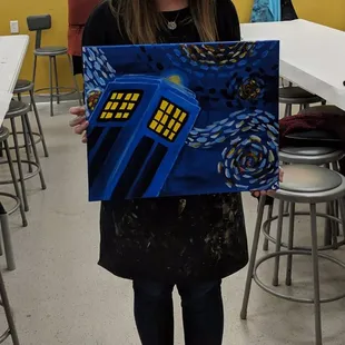 TARDIS starry night