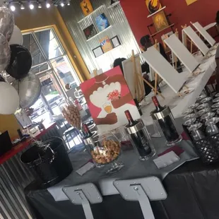 What a lovely setup for the Bridal Shower.