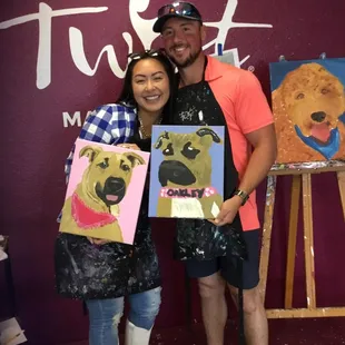 Paint Your Pet is one of our most popular classes!