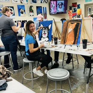 Putting on the finishing touches