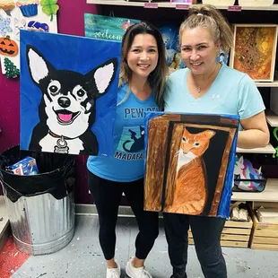 The finished results