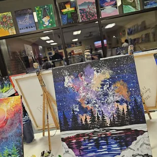 Lots of art on display