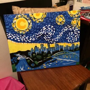 Encore of starry night Pittsburgh
