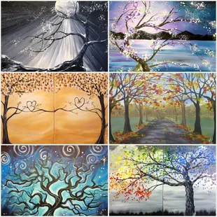 A few of our most famous tree paintings.