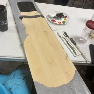 On the way to making a snowman