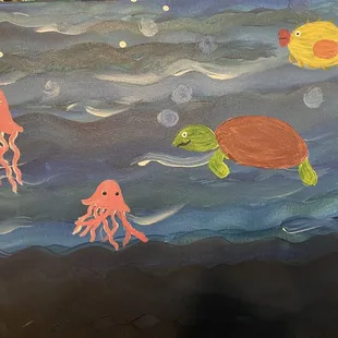 My painting. No stencils used!