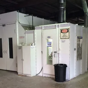 Heated &amp; filtered booth for beautifully painted repairs