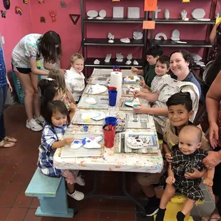 Family styled table for a more fun experience