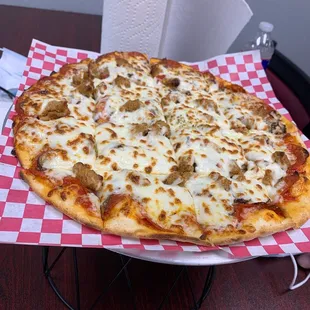 Italian sausage pepperoni and mushrooms