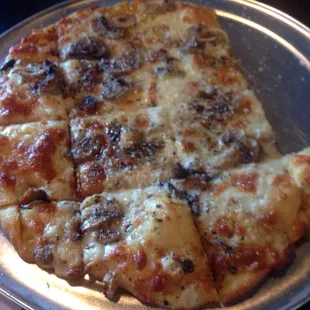 Small white pizza!!! &amp; breadsticks! Awesome!!!