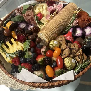 Birthday charcuterie board