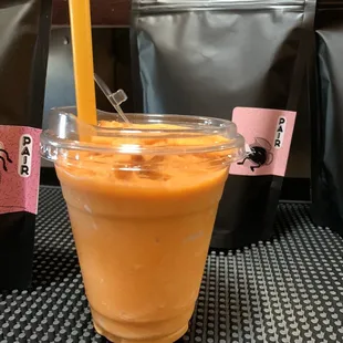 Coconut Thai Tea Slushy