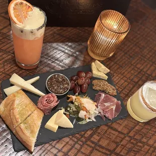 Charcuterie and cocktails