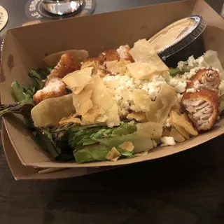 Flash-Grilled Romaine Caesar