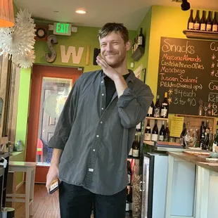 Tuesday night wine slinger.