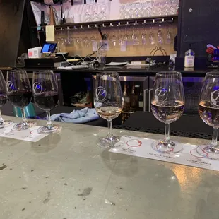 Zinfandel and Rose flights