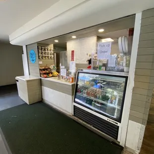 the inside of a restaurant