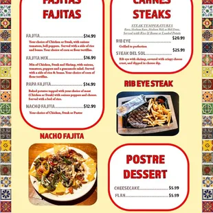 Paisa Town MENU
