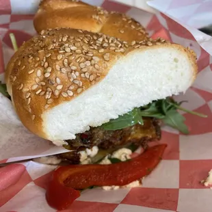 Purple Line with crispy eggplant