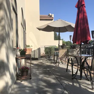 Looking toward the entrance from the patio