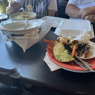 The pasta arrived when lunch was over. The manager was going to make the server pay for it. Poor service, POOR LEADERSHIP!