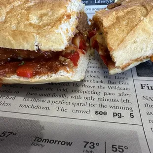 Italian Sausage sandwich