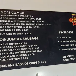 Paisano's Combo: 2 Beef Regular size hot dogs with soda OR 1 Jumbo frank with soda for $9