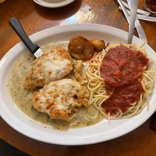 The Chicken Dante. It's not on the menu but the waiter will know what you mean!