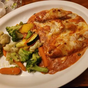 Stuffed mushroom shells