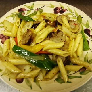 Grilled Sausage and Bell Peppers