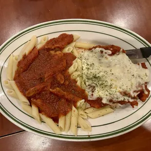 Feel Veal Parmigiana with Pasta